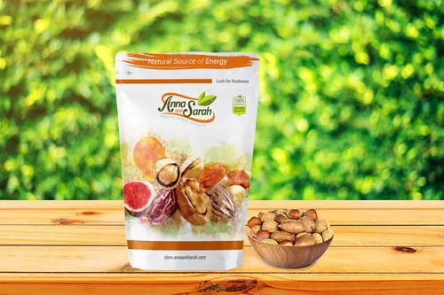 Miniatura 4 de Anna and Sarah Nueces Mixtas Premium en Cáscara, Bolsa de 4 Libras, Nueces Chandler Jumbo de California, Pacanas Extra Grandes de Georgia, Almendras
