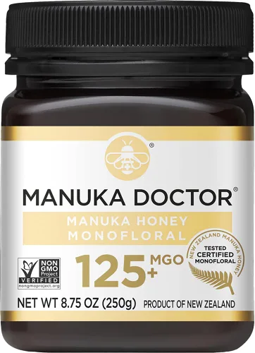 Miniatura 4 de Manuka Doctor - Monofloral de miel de manuka MGO 125+, miel de Nueva Zelanda 100% pura. Certificado. Garantizado. Crudo. Sin OMG (8.75 oz)
