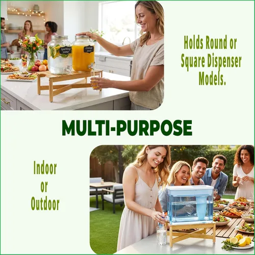 Miniatura 5 de Soporte para dispensador de filtro de agua, adecuado para dispensadores de agua de encimera con sistema de filtro, fácil de instalar, duradero