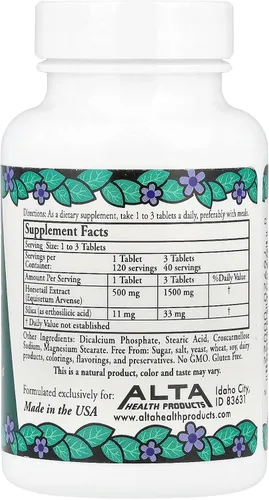 Miniatura 2 de Alta Health Productos - Sílice con Bioflavonoides, 500 mg, 120 Tabletas
