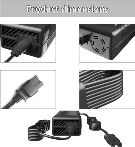 Miniatura 5 de Cargador de 13.8V N557514 para fuente de alimentación de inflador DeWalt DCC020IB. Reemplazo para inflador DeWalt 20V inflador de neumáticos