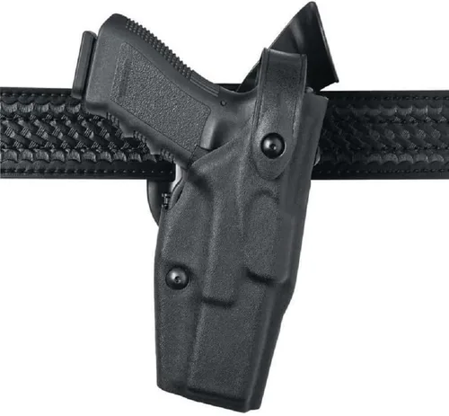 Miniatura 61 de Safariland 6360 ALS/SLS Mid-Ride Duty Rated Level III Retention Holster STX negro brillante.