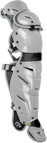 Miniatura 16 de All-Star Adult System 7 - Protector de piernas, recortado gris, corto de 15.5 pulgadas de longitud