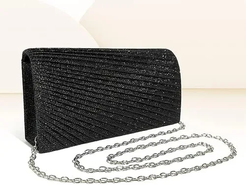 Miniatura 3 de wydzrt Bolso de noche para mujer, bolso de mano brillante de los años 20, cola de pavo real, formal, boda, fiesta, cóctel, fiesta, un hombro, bolso