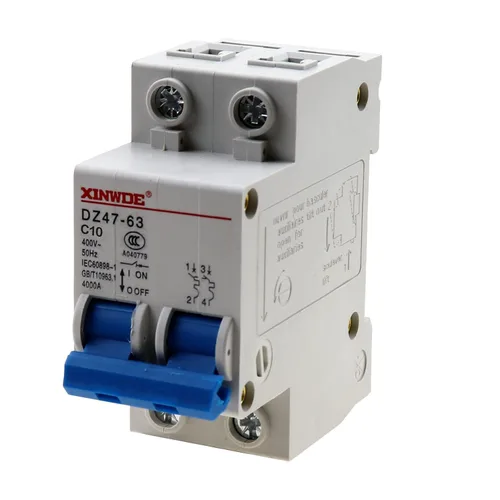 Miniatura 27 de 1 montaje en carril DZ47-63 C50 miniatura de bajo voltaje del disyuntor 50A del dinar del disyuntor de poste 230/400V