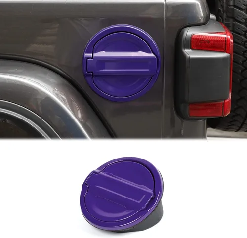 Miniatura 8 de Funda para tapa de tanque de gasolina para llenado de combustible JL para Jeep Wrangler JL 2018-2025 y Unlimited Sport Rubicon Sahara de 2/4