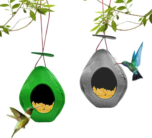 Miniatura 9 de Ochine Casa para pájaros con ventosa fuerte, casa de pájaros de madera, ventana transparente, comedero para pájaros al aire libre, jaula para nido