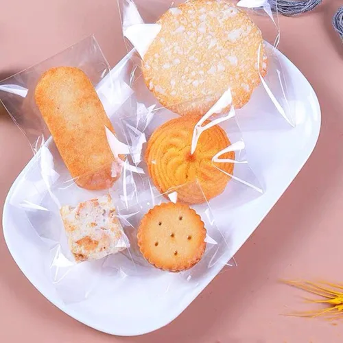 Miniatura 6 de Bolsas autoprotectoras pequeñas de cristal de 3 x 4 pulgadas, bolsas de celofán resellables transparentes para tarjetas de galletas de caramelo