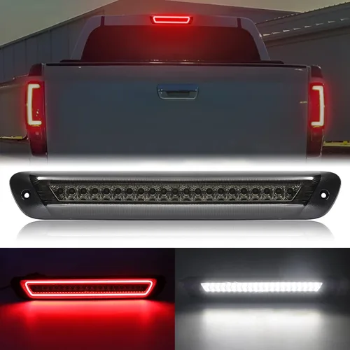 R&F Auto Luz de freno LED de montaje alto de reemplazo para camionetas Colorado/Canyon (2004-2012) Luces de techo de carga Luz de freno trasera de