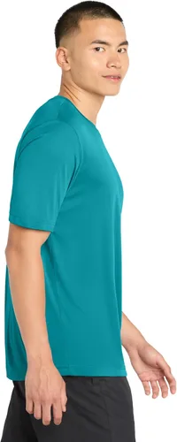 Miniatura 2 de Sport-Tek camiseta de competición para hombre con contraste de color.