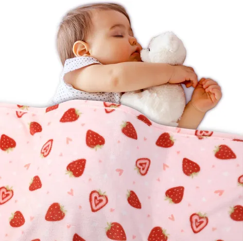 Miniatura 18 de Viviland Manta de Tiro con Estampado de Arcoíris para Niños y Niñas, Forro Polar de Felpa Cálido y Ligero para Sofá, Silla, Sillón, Cama, 30" x 40
