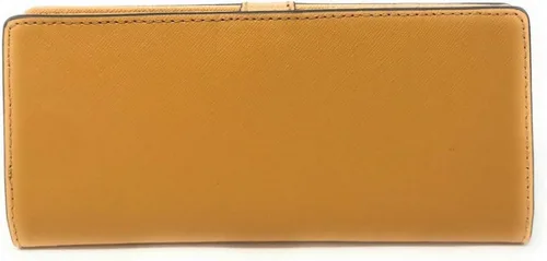 Miniatura 3 de Michael Kors - Billetera de viaje plegable, plana y delgada en cuero saffiano