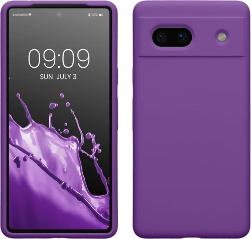 Miniatura 51 de kwmobile Funda Compatible con Google Pixel 6 Pro - Funda de Teléfono de Silicona TPU con Acabado Suave - Azul Caribe