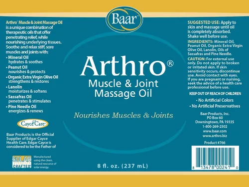 Miniatura 2 de Arthro - Aceite de masaje muscular y articular -8 oz.