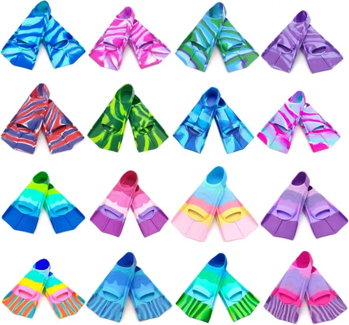 Miniatura 3 de Gugmoy Kids Swim Fins,Comfortable Silicone Flippers for Swimming and Diving,Size Suitable Beginners Kids Girls Boys Adults