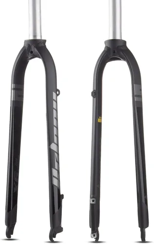 Miniatura 11 de BOLANY Horquillas de suspensión rígidas para bicicleta, 1-1/8 pulgadas, dirección recta sin rosca, universal 26/27.5/29 pulgadas, freno de disco