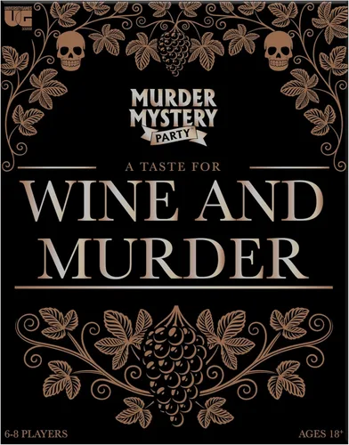 Miniatura 2 de Murder Mystery Party, A Taste for Wine & Murder, Murder Mystery Party Game to Host Your Own Murder Mystery Night