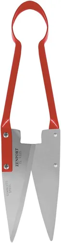 Zenport ZL122S Cizalla de cebolla y oveja, resistente de 13 pulgadas de largo, hoja de acero inoxidable de 5.5 pulgadas