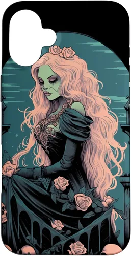 Miniatura 21 de Funda para iPhone 13 Pro Gothic Girl Pastel Goth Wiccan Pagan Anime Nu Goth Grunge