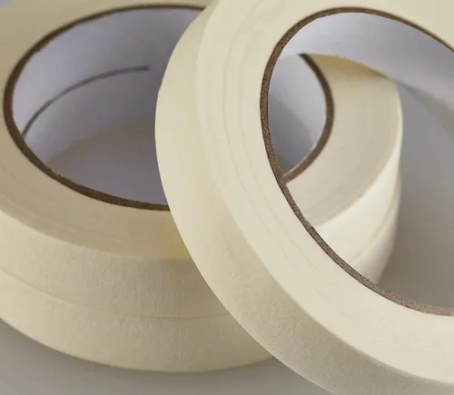 Miniatura 4 de Lichamp Paquete de 10 unidades de cinta adhesiva beige y soporte dispensador de cinta de escritorio con núcleo grande de 3 pulgadas para cinta
