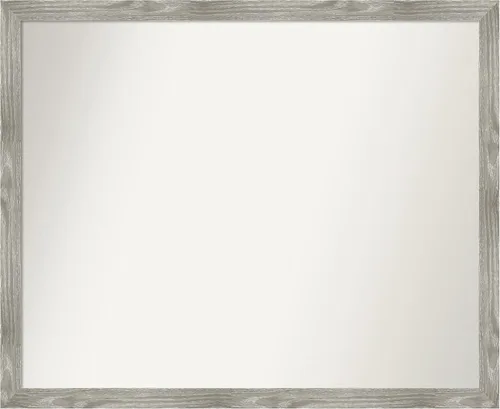 Miniatura 548 de Amanti Art Espejo personalizado, espejo de baño gris plomo a rayas, espejo de pared o espejo de tocador de baño sobre el fregadero