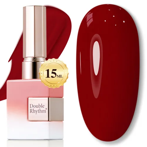 Miniatura 43 de Double Rhythm 15ml de esmalte de uñas en gel, color puro, mismo color, misma botella, esmalte de uñas de remoción para arte de manicura en salón