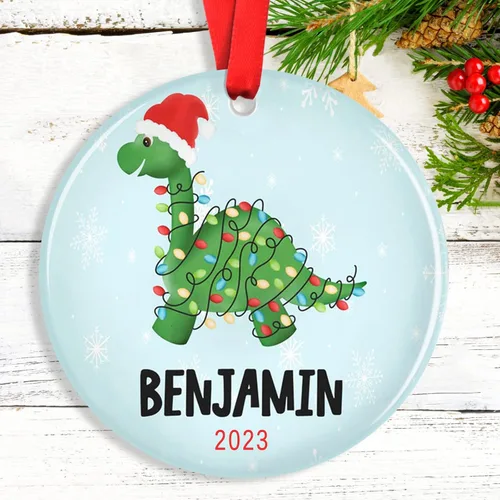 Miniatura 2 de Adornos de Navidad personalizados para camión volquete, adorno personalizado para bebé, adornos para árbol de Navidad para niños, adornos de camión