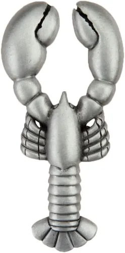 Acorn Pomo artesanal para gabinete, pomo de cajón, perilla de tocador, tirador de cajón, manijas para cajones de tocador (1 perilla), langosta,