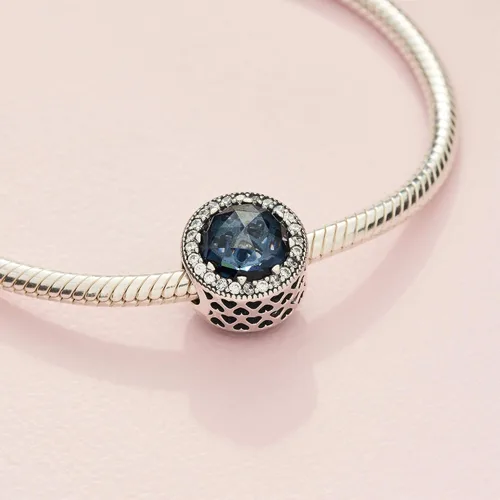 Miniatura 4 de Pandora Encanto radiante Corazones con Moonlight Blue