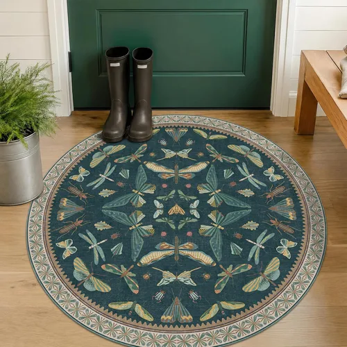 Miniatura 42 de Hazo Haus Alfombra de Baño Bohemia Lavable 2x3, Alfombras Pequeñas para Cocina, Tocador, Puerta Principal Entrada Interior, Antideslizante Pelo Bajo
