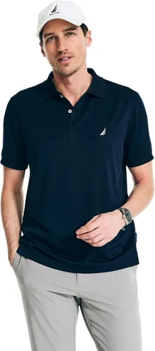 Miniatura 27 de Nautica playera polo clásica de mangas cortas, color sólido, para hombre