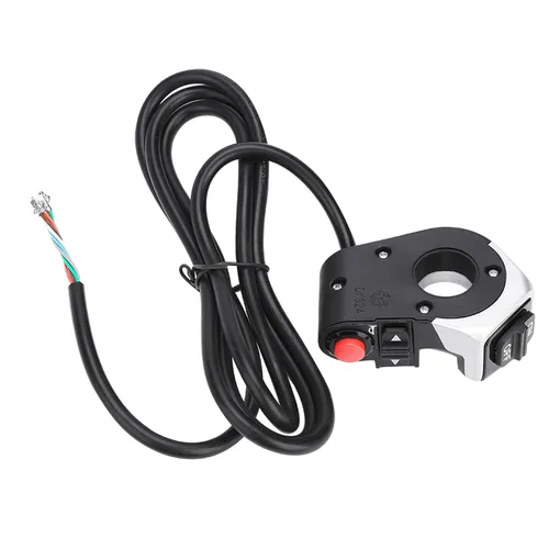 Miniatura 5 de Demeras 3 en 1 lámpara de bicicleta eléctrica cuerno Ebike lámpara interruptor bicicleta cuerno con lámpara frontal manillar para ciclismo