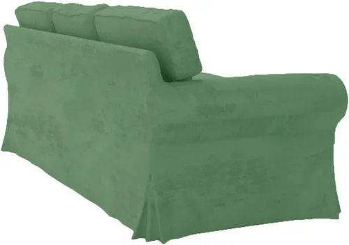Miniatura 2 de Funda de sofá de algodón pesado UPPLAND (no EKTORP) para sofá Loveseat, reemplazo compatible con funda de sofá IKEA UPPLAND (Uppland Loveseat Azul)