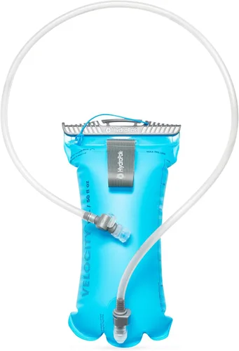 HydraPak Velocity Depósito de hidratación (1.5L, 2L, 3L), cámara de agua ultraligera, válvula de mordida autosellante, a prueba de fugas, Malibú