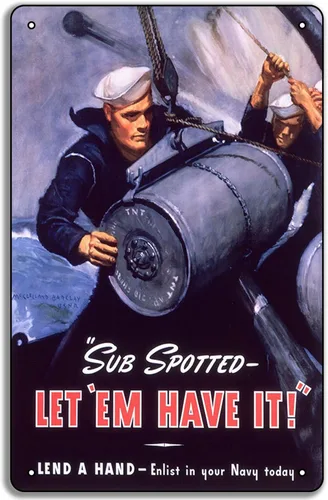 Miniatura 28 de Póster de metal de la Segunda Guerra Mundial "You Give Us the Fire!" 1942 de la Fuerza Aérea del Ejército de los Estados Unidos de 8 x 12 pulgadas