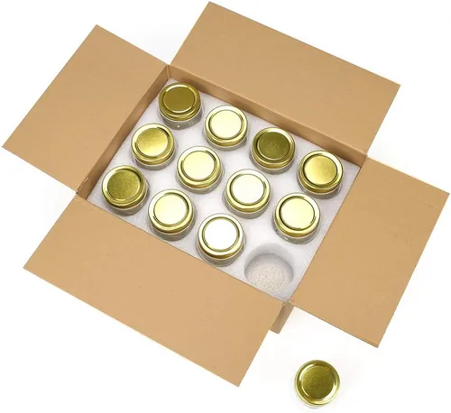 Miniatura 7 de STARSIDE Paquete de 24 tarros de cristal de 8 onzas con tapas de boca regular, 250 ml, recipientes perfectos para mermelada, miel, caramelos
