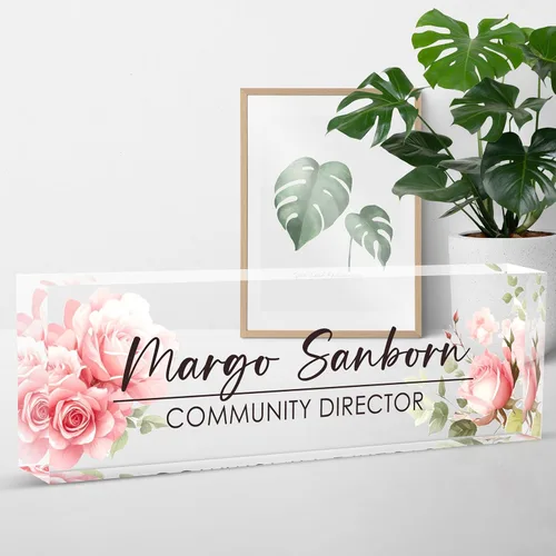 Miniatura 43 de Placa de nombre para escritorio, placa de nombre de escritorio personalizada, regalos para compañeros de trabajo, jefe, profesor, enfermera, regalos