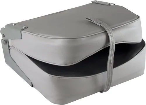 Miniatura 3 de Wise 8WD734PLS-661 Asiento estándar de espalda baja para barco, Gris/Rojo Disponible en diferentes