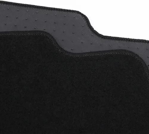 Miniatura 8 de Alfombrillas compatibles con Honda Civic Coupe 2012-2015, 4 alfombras delanteras de nailon negro para protección de suelo interior IKON MOTORSPORTS
