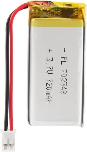 Miniatura 56 de 652030 Batería Lipo de 3.7V 350mAh 652030 Cargable Paquete de Batería de Polímero de Litio con Conector JST PH2.0mm para Dispositivo Electrónico