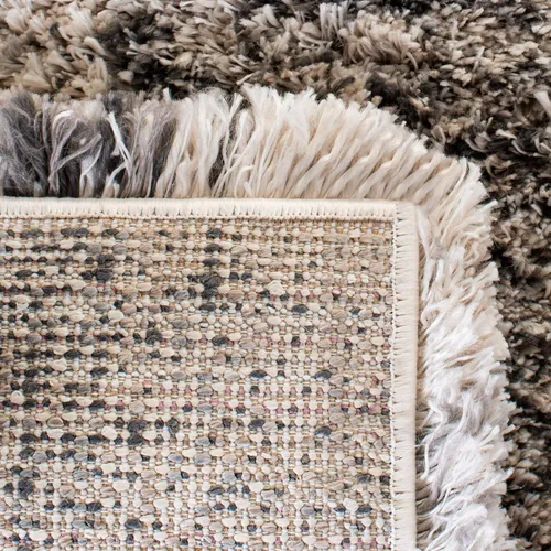 Miniatura 6 de SAFAVIEH Iceland Shag Collection Alfombra Pasillo - 2' x 8', Crema y Gris, Diseño Moderno, Fácil Cuidado, 2.5 pulgadas de Grosor, Ideal para Áreas