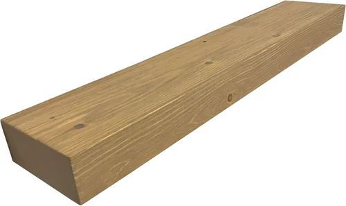 Miniatura 13 de joelsantiques Estantes flotantes de madera de 60 pulgadas para pared, 60 x 7 x 3 pulgadas, hechos de madera natural, estante largo y resistente