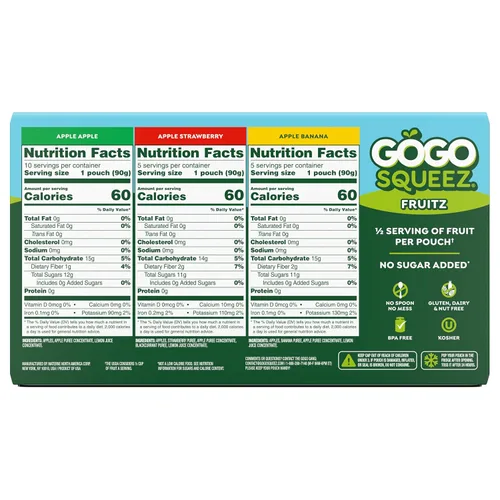 Miniatura 2 de GoGo SqueeZ - Puré de manzana para niños