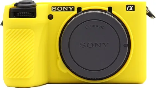 Miniatura 6 de Funda para cámara A6700, funda de silicona delgada y ligera para Sony Alpha A6700 (negro, glaseado)