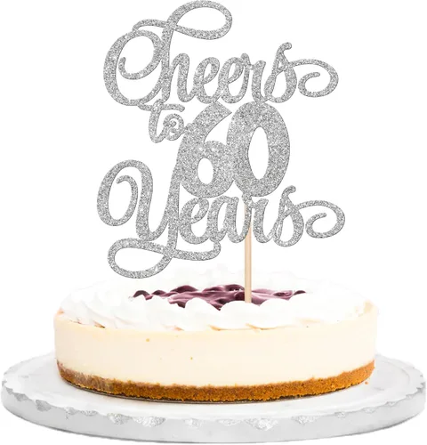 Miniatura 17 de 1 pieza de decoración para tartas de 40 años con purpurina para pastel de 40 años, 40 años, decoración fabulosa para tartas de cumpleaños de 40 Negro