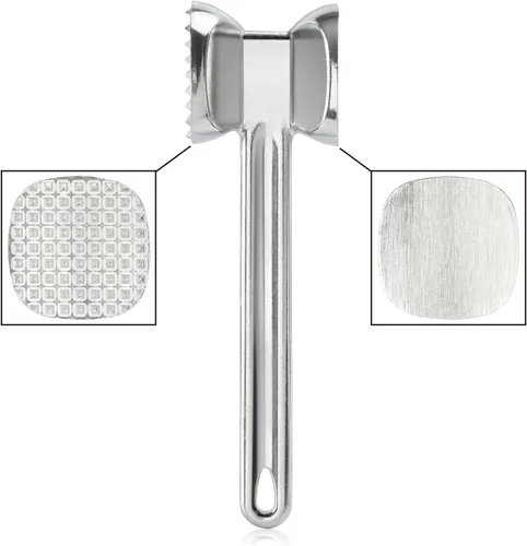 Miniatura 2 de New Star Foodservice 36374 Ablandador de carne de aluminio fundido resistente, 10 pulgadas