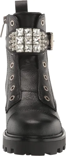 Miniatura 2 de Karl Lagerfeld Paris Botas de combate Maeva con suela Lug-Sole para mujer con detalles de cristal