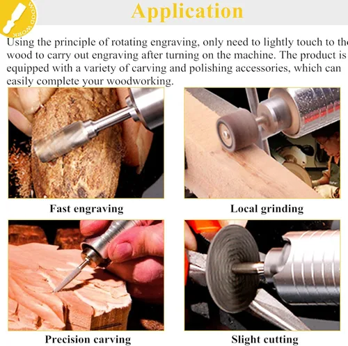 Miniatura 7 de YUCHENGTECH Herramienta giratoria de eje flexible, amoladora de eje flexible, herramienta rotativa, cincel eléctrico, herramientas eléctricas