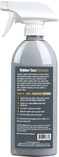 Miniatura 2 de Protección de acabado cerámico para neumáticos Aero Cosmetics, sin brillo de neumáticos, sin residuos de suciedad o polvo de freno 16 Fl. oz