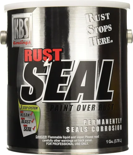 Miniatura 13 de Revestimiento para eliminar el óxido RustSeal KBS, Negro satinado Brillo negro